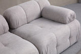 Petite 3 3-Sitzer Sofa in Hellgrau, 290x95 cm von Atelier Del Sofa – Bild 2