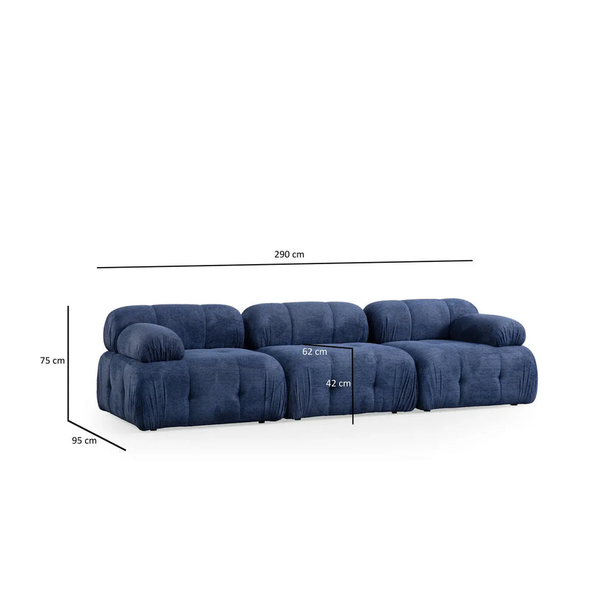 Petite 3 3-Sitzer Sofa, 290x95 cm - ZEN ZONE Furniture