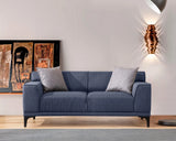 Petra 2-Sitzer Sofa in Blau, 165x87 cm von Atelier Del Sofa – Bild 1