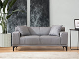 Petra 2-Sitzer Sofa in Hellgrau, 165x87 cm von Atelier Del Sofa – Bild 1