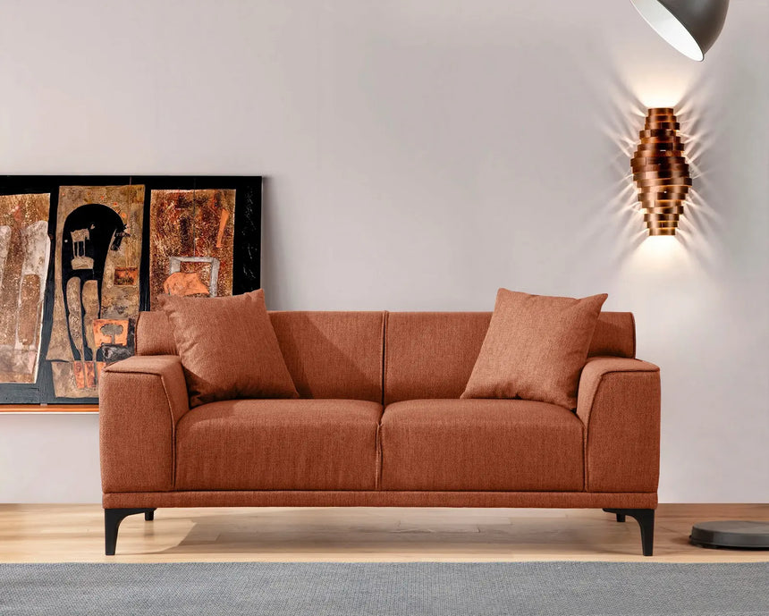 Petra 2-Sitzer Sofa in Orange, 165x87 cm von Atelier Del Sofa – Bild 1