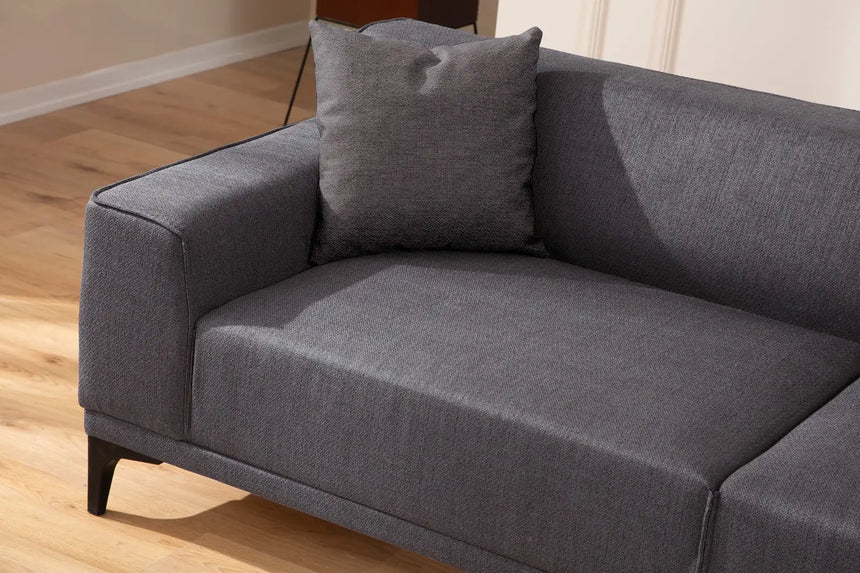Petra 3-Sitzer Sofa in Anthrazit, 215x87 cm von Atelier Del Sofa – Bild 2