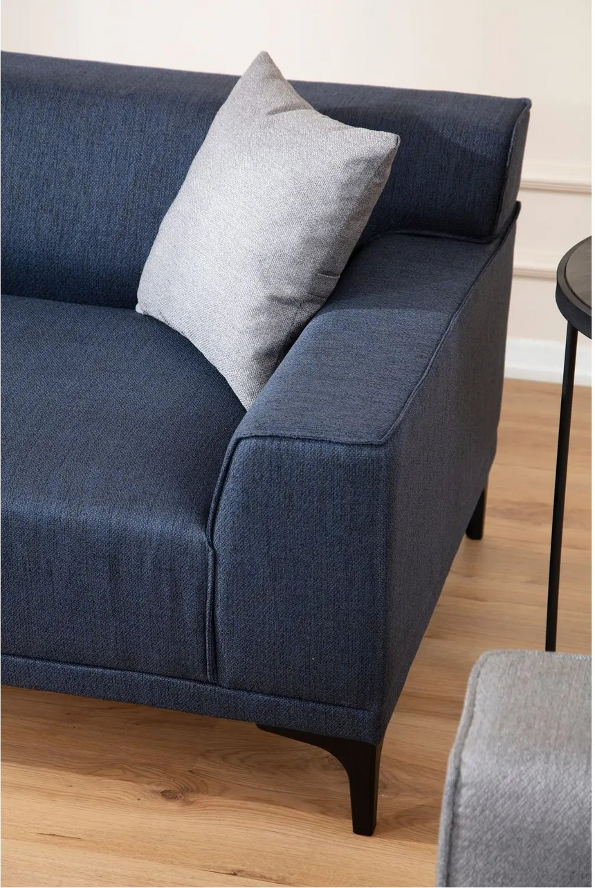 Petra 3-Sitzer Sofa in Blau, 165x87 cm von Atelier Del Sofa – Bild 3
