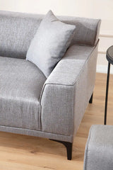 Petra 3-Sitzer Sofa in Hellgrau, 215x87 cm von Atelier Del Sofa – Bild 3