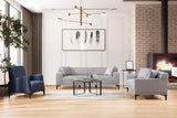 Petra 3-Sitzer Sofa in Hellgrau, 215x87 cm von Atelier Del Sofa – Bild 5