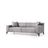 Petra 3-Sitzer Sofa, 215x87 cm - ZEN ZONE Furniture