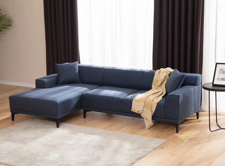 Petra Ecksofa, Linke Seite, in Blau, 250x145 cm von Atelier Del Sofa – Bild 2