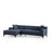 Petra Ecksofa, Linke Seite, 250x145 cm - ZEN ZONE Furniture