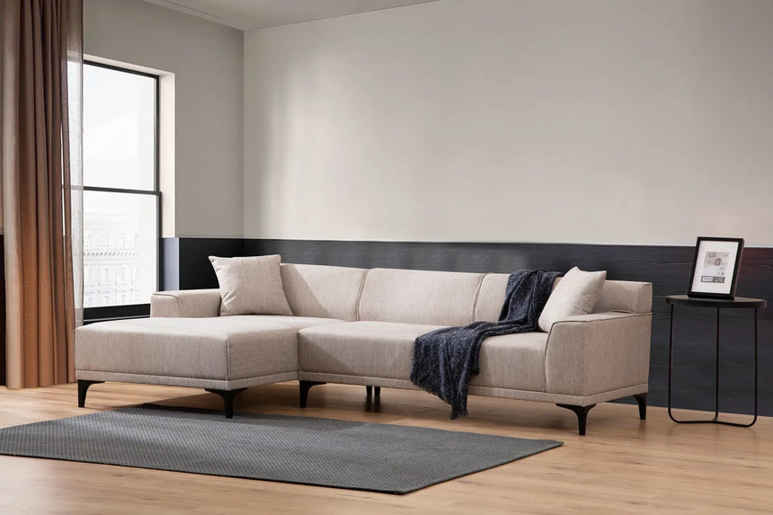 Petra Ecksofa, Linke Seite, in Weiß, 250x145 cm von Atelier Del Sofa – Bild 2