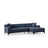 Petra Ecksofa, Rechte Seite, 250x145 cm - ZEN ZONE Furniture