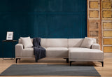 Petra Ecksofa, Rechte Seite, in Weiß, 250x145 cm von Atelier Del Sofa – Bild 1