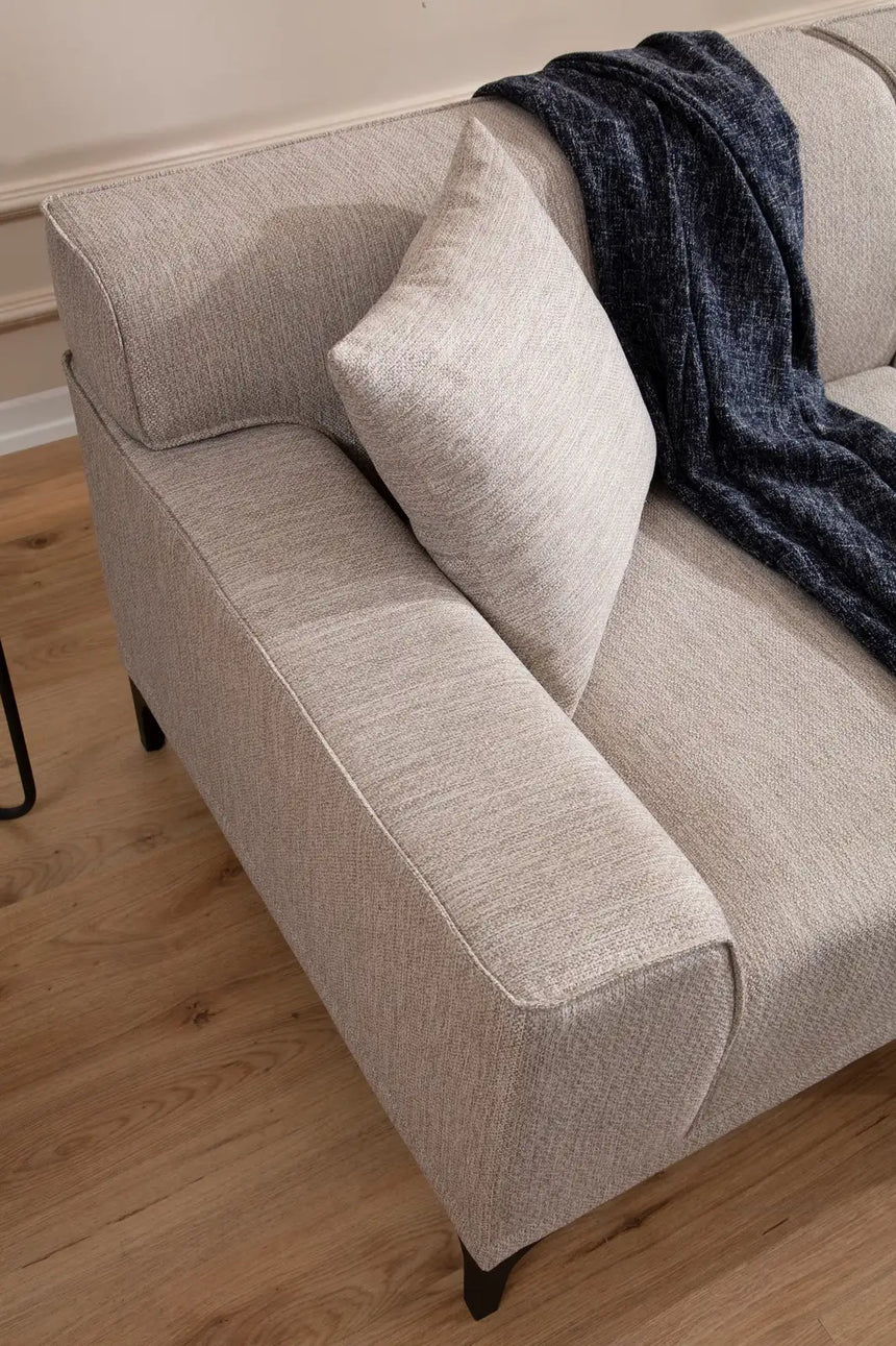 Petra Ecksofa, Rechte Seite, in Weiß, 250x145 cm von Atelier Del Sofa – Bild 5