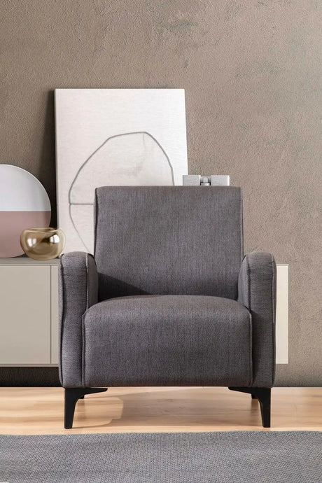 Petra Sessel in Anthrazit, 87x78 cm von Atelier Del Sofa – Bild 1