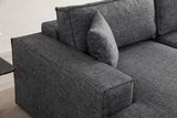 Pırlo Eckschlafsofa, Linke Seite, in Dunkelgrau, 260x170 cm von Atelier Del Sofa – Bild 15