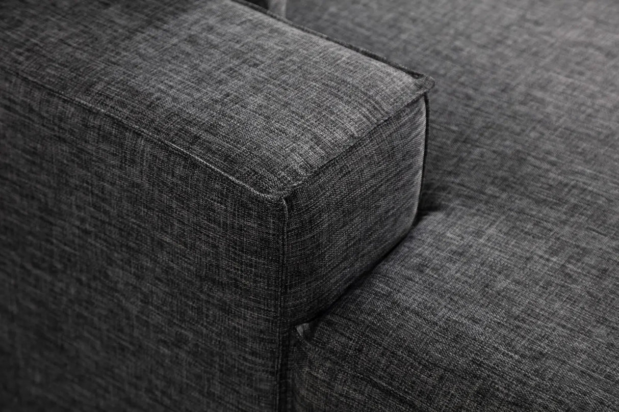 Pırlo Eckschlafsofa, Linke Seite, in Dunkelgrau, 260x170 cm von Atelier Del Sofa – Bild 16