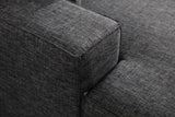 Pırlo Eckschlafsofa, Linke Seite, in Dunkelgrau, 260x170 cm von Atelier Del Sofa – Bild 16