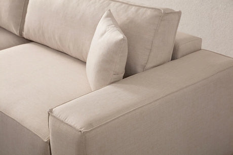 Pırlo Eckschlafsofa, Linke Seite, in Ecru, 260x170 cm von Atelier Del Sofa – Bild 16