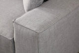 Pırlo Eckschlafsofa, Linke Seite, in Hellgrau, 260x170 cm von Atelier Del Sofa – Bild 12