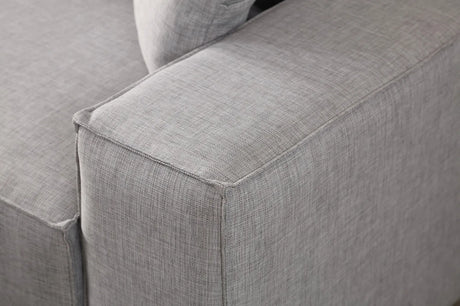 Pırlo Eckschlafsofa, Linke Seite, in Hellgrau, 260x170 cm von Atelier Del Sofa – Bild 12