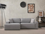 Pırlo Eckschlafsofa, Linke Seite, in Hellgrau, 260x170 cm von Atelier Del Sofa – Bild 2