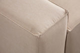 Pırlo Eckschlafsofa, Rechte Seite, in Ecru, 260x170 cm von Atelier Del Sofa – Bild 12