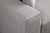 Pırlo Eckschlafsofa, Rechte Seite, in Hellgrau, 260x170 cm von Atelier Del Sofa – Bild 12
