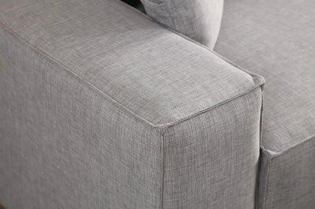 Pırlo Eckschlafsofa, Rechte Seite, in Hellgrau, 260x170 cm von Atelier Del Sofa – Bild 12