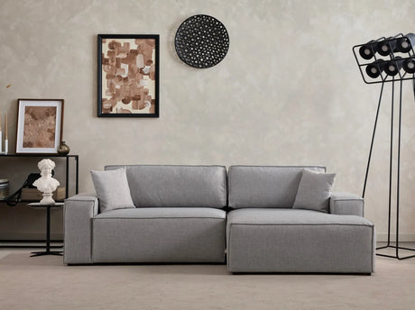 Pırlo Eckschlafsofa, Rechte Seite, in Hellgrau, 260x170 cm von Atelier Del Sofa – Bild 2