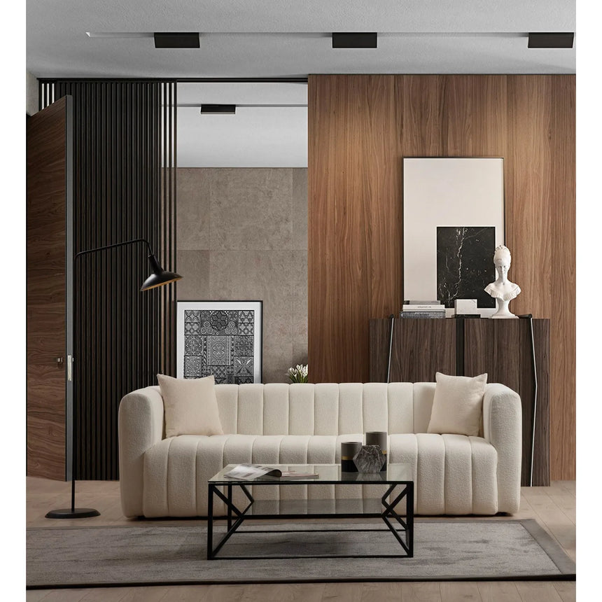 Royal 3-Sitzer Sofa in Creme, 225x90 cm von Atelier Del Sofa – Bild 1