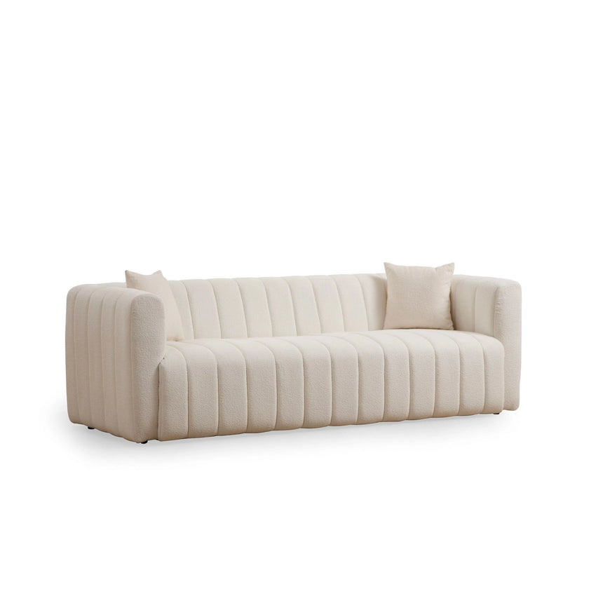 Royal 3-Sitzer Sofa in Creme, 225x90 cm von Atelier Del Sofa – Bild 4