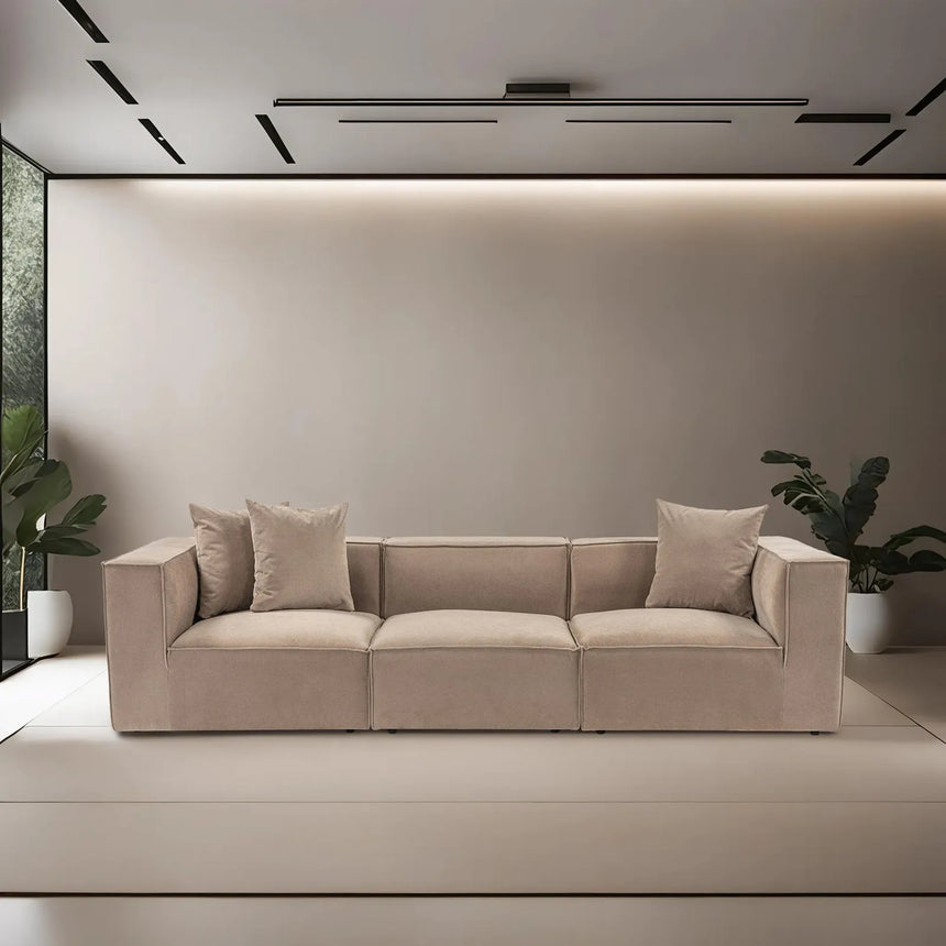 Sora 3-Sitzer Sofa in Cappuccino, 270x65 cm von Atelier Del Sofa – Bild 2