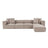 Sora Ecksofa, Rechte Seite, 350x190 cm - ZEN ZONE Furniture