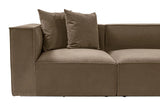 Sora Ecksofa, Rechte Seite, in Braun, 350x190 cm von Atelier Del Sofa – Bild 14