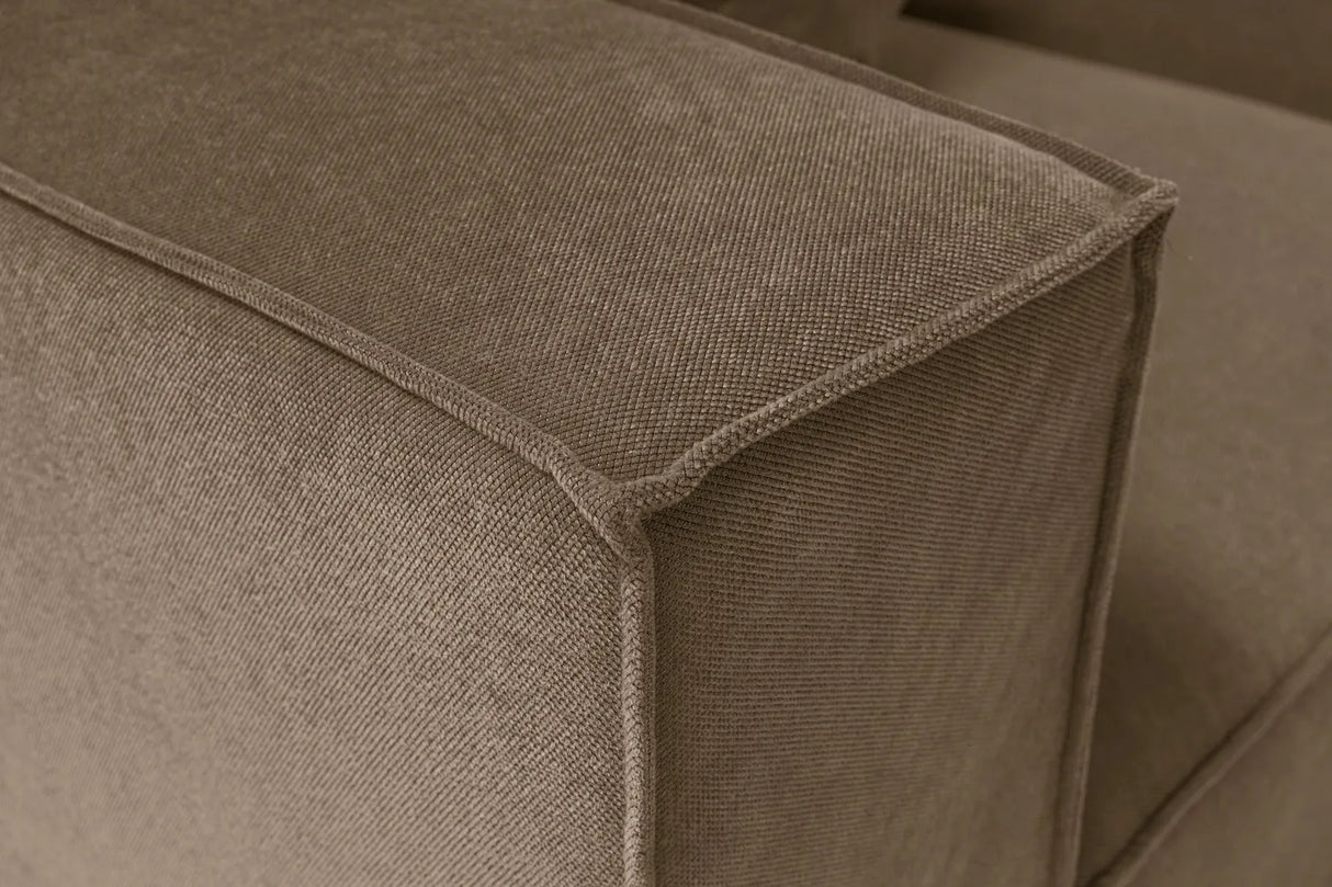 Sora Ecksofa, Rechte Seite, in Braun, 350x190 cm von Atelier Del Sofa – Bild 15