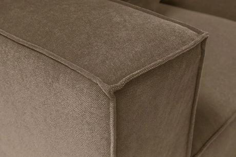 Sora Ecksofa, Rechte Seite, in Braun, 350x190 cm von Atelier Del Sofa – Bild 15