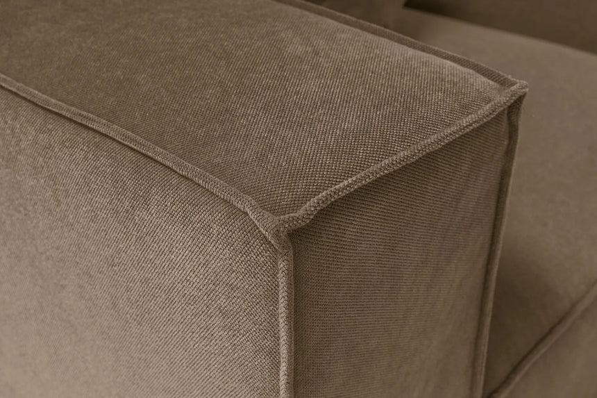 Sora Ecksofa, Rechte Seite, in Braun, 350x190 cm von Atelier Del Sofa – Bild 15
