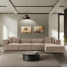 Sora Ecksofa, Rechte Seite, in Cappuccino, 350x190 cm von Atelier Del Sofa – Bild 1