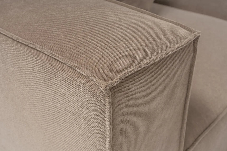 Sora Ecksofa, Rechte Seite, in Cappuccino, 350x190 cm von Atelier Del Sofa – Bild 15