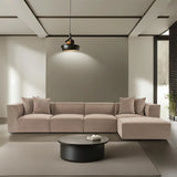 Sora Ecksofa, Rechte Seite, in Cappuccino, 350x190 cm von Atelier Del Sofa – Bild 2