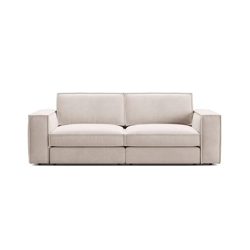 Pola 3-Sitzer Sofa aus Samt oder Strukturstoff, 236x103 cm - ZEN ZONE Furniture