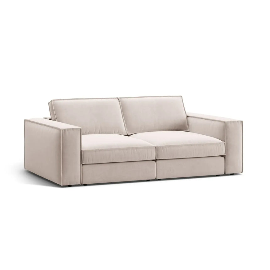 Pola 3-Sitzer Sofa aus Samt oder Strukturstoff, 236x103 cm - ZEN ZONE Furniture