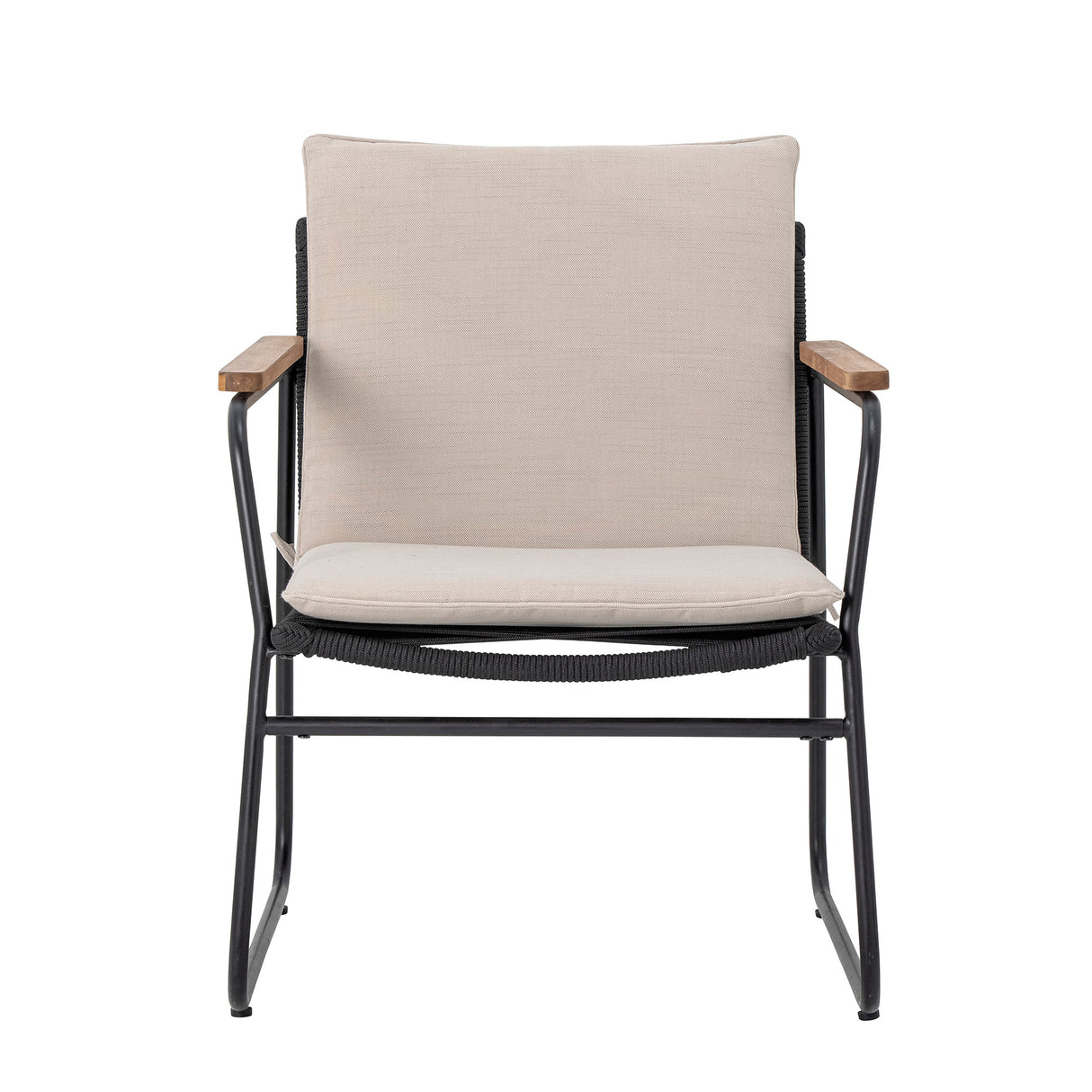 Hampton Loungesessel, Schwarz, Metall - ZEN ZONE Furniture