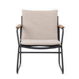 Hampton Loungesessel, Schwarz, Metall - ZEN ZONE Furniture