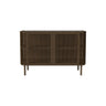 Cord Sideboard, oak, oiled, cord design, 120x45 cm