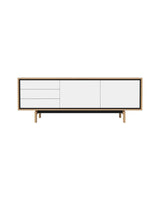 Floow Sideboard aus Eiche, geölt, 202x50 cm