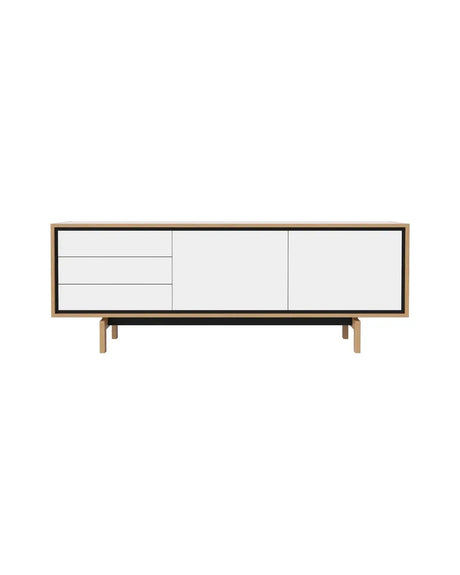 Floow Sideboard aus Eiche, geölt, 202x50 cm - ZEN ZONE Furniture