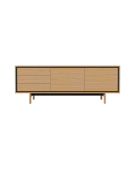 Floow Sideboard aus Eiche, geölt, 202x50 cm - ZEN ZONE Furniture