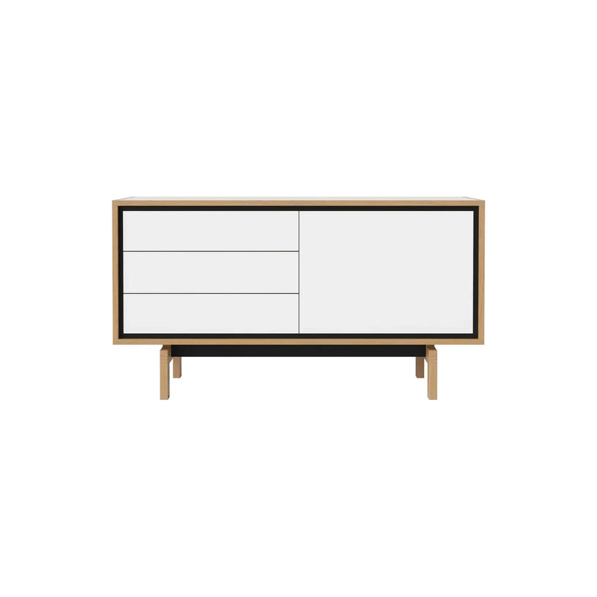 Floow Sideboard klein, aus Eiche, geölt, 136x50 cm