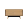 Floow Sideboard klein, aus Eiche, geölt, 136x50 cm