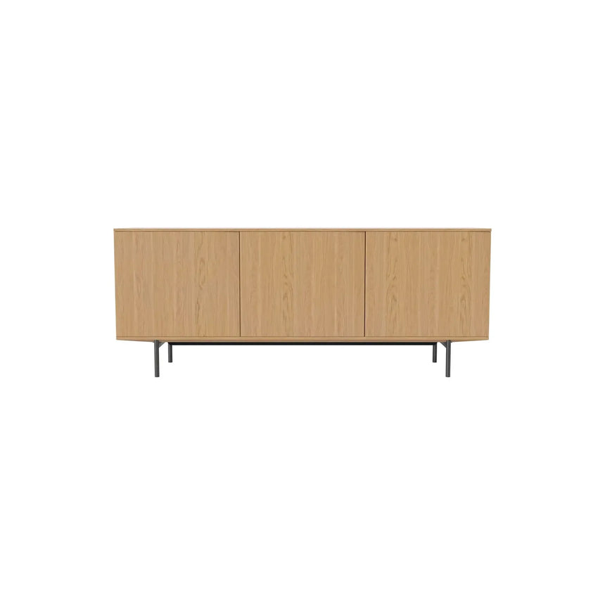 Silent Sideboard, en chêne, huilé, 200x45 cm